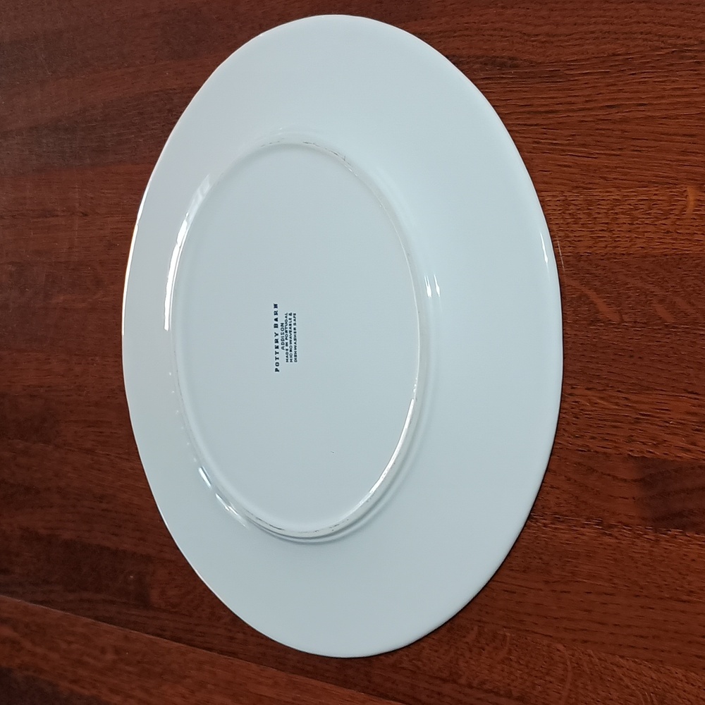 Pottery Barn Ceramic Addison Charger Chop Plate Wide Rim b500 - Picture 2 of 3